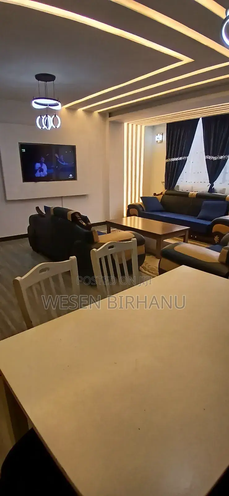 Furnished 3bdrm Apartment in የ ግል አፐርትመንት, Addis Ketema for rent