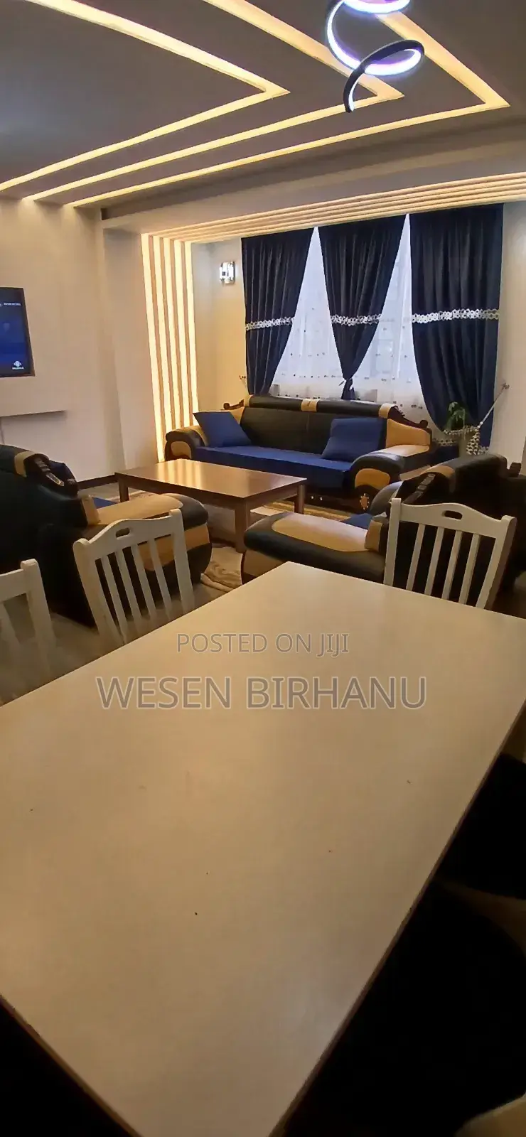 Furnished 3bdrm Apartment in የ ግል አፐርትመንት, Addis Ketema for rent