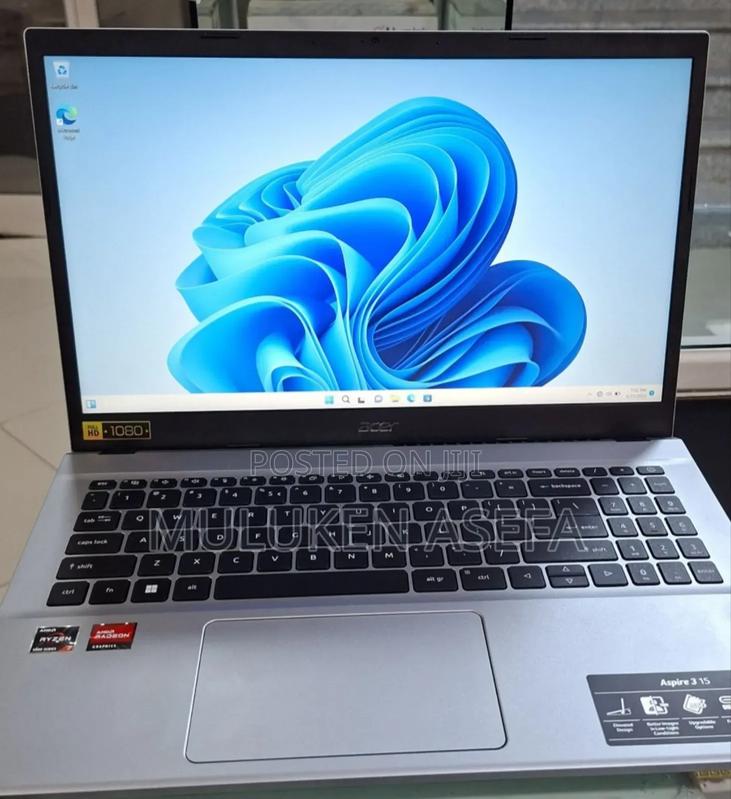 New Laptop Acer Aspire 3 16GB AMD Ryzen 7 SSD 512GB