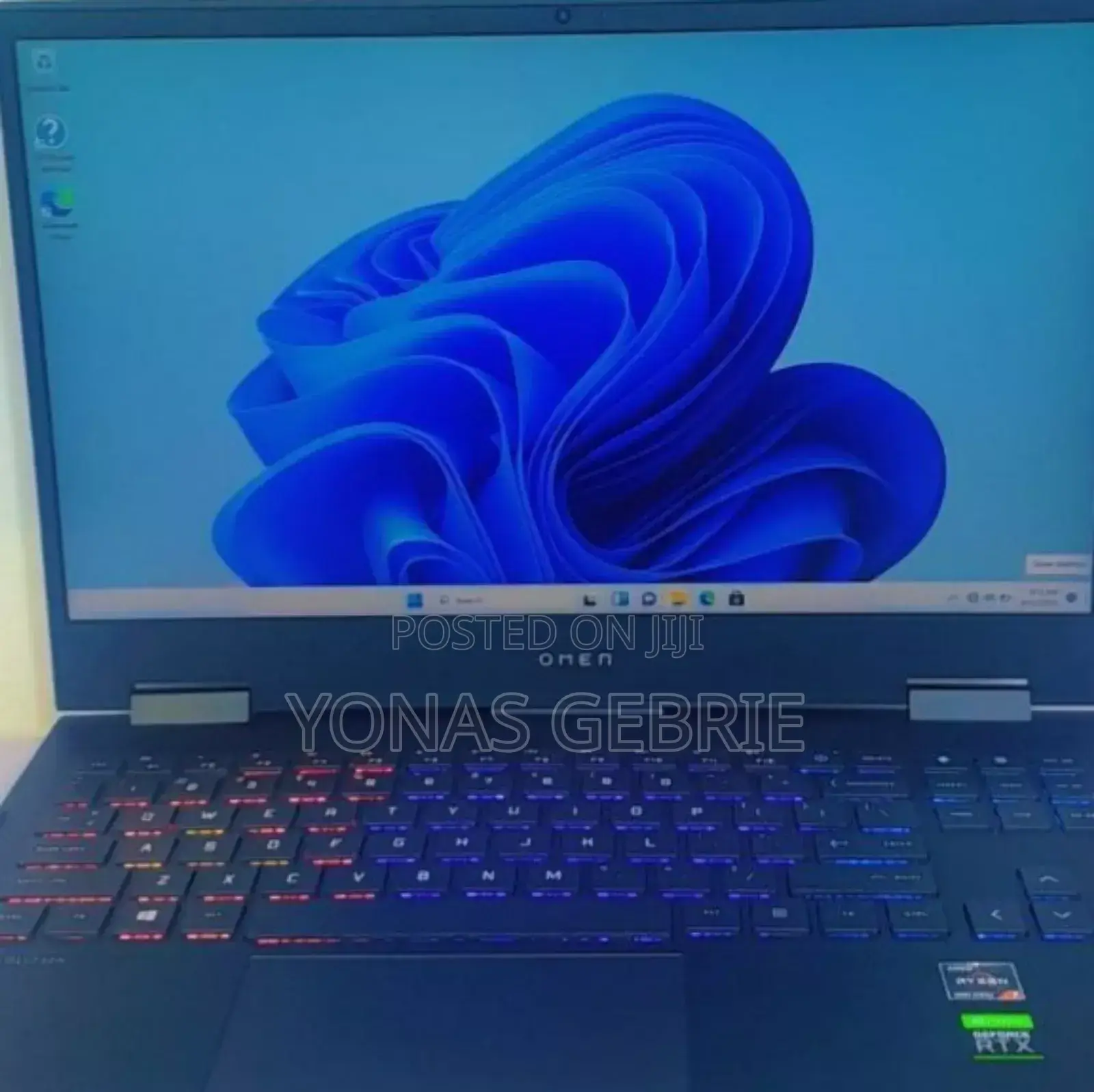 New Laptop HP Omen 15 16GB AMD Ryzen 7 SSD 512GB