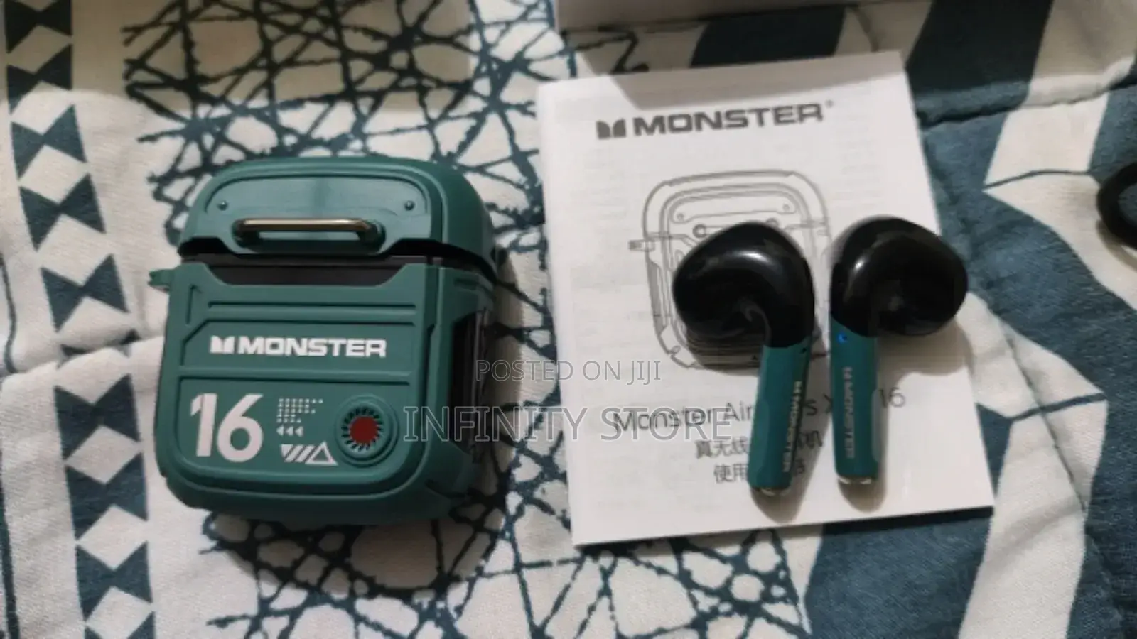 Original Monster Airmars Xkt16 Bluetooth Earphones