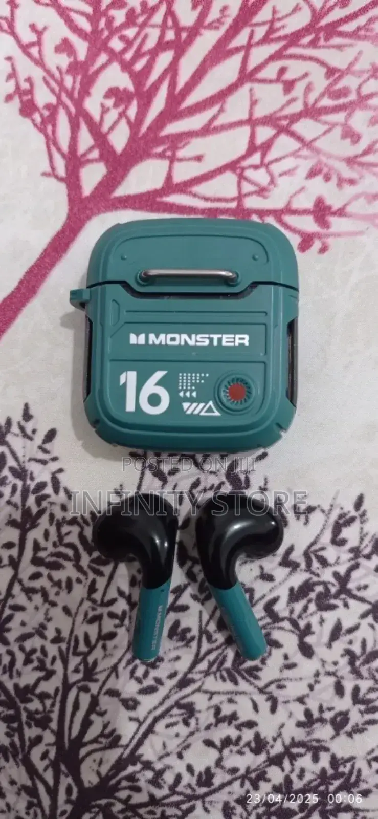 Original Monster Airmars Xkt16 Bluetooth Earphones