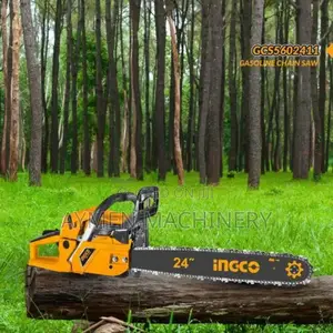 Ingco Chainsaw 24" 62cc ግንድ መሠንጠቂያ
