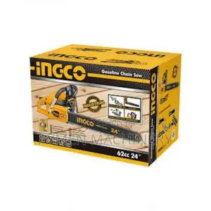 Ingco Chainsaw 24" 62cc ግንድ መሠንጠቂያ