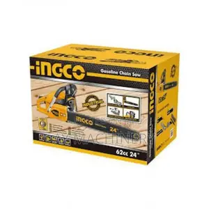 Ingco Chainsaw 24" 62cc ግንድ መሠንጠቂያ