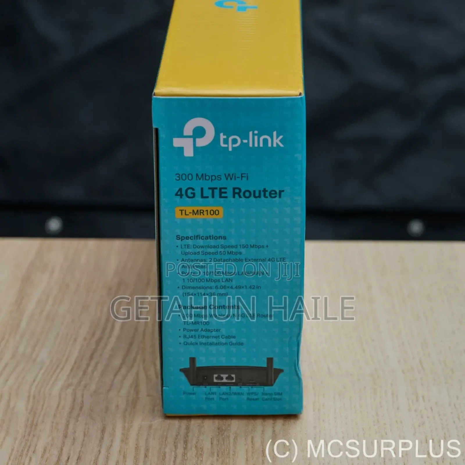 Tp-Link Tl-Mr100 4g Router (4g Simcard Lan Cable Internet)