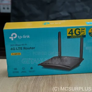 Tp-Link Tl-Mr100 4g Router (4g Simcard Lan Cable Internet)