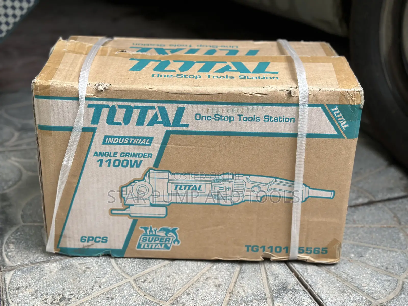 Total Angle Grinder 1100w Varieable Speed