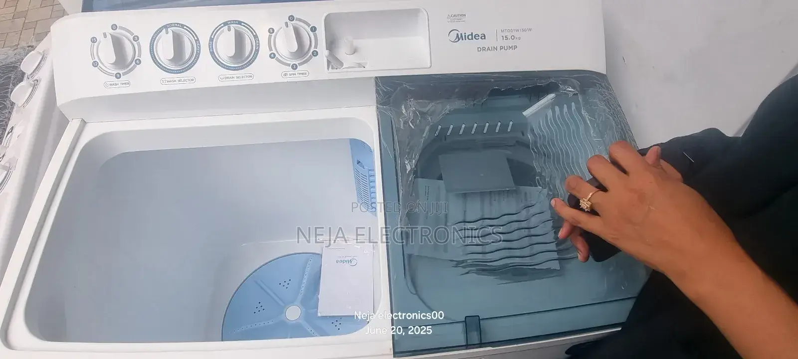 Midea Washing Machine 15kg Deliver