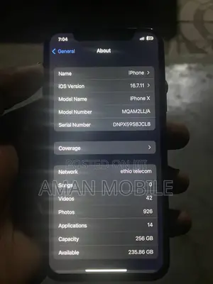 Apple iPhone X 256 GB White