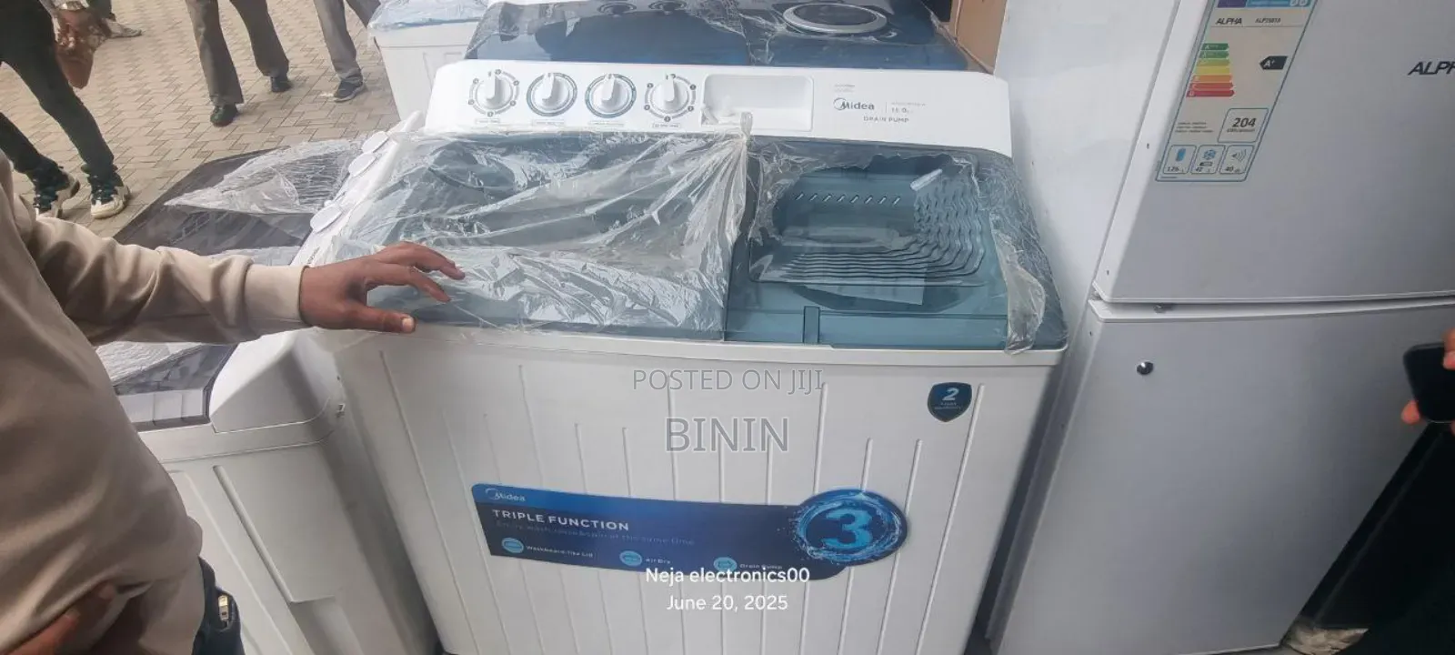 Midea Washing Machine 15kg Deliver