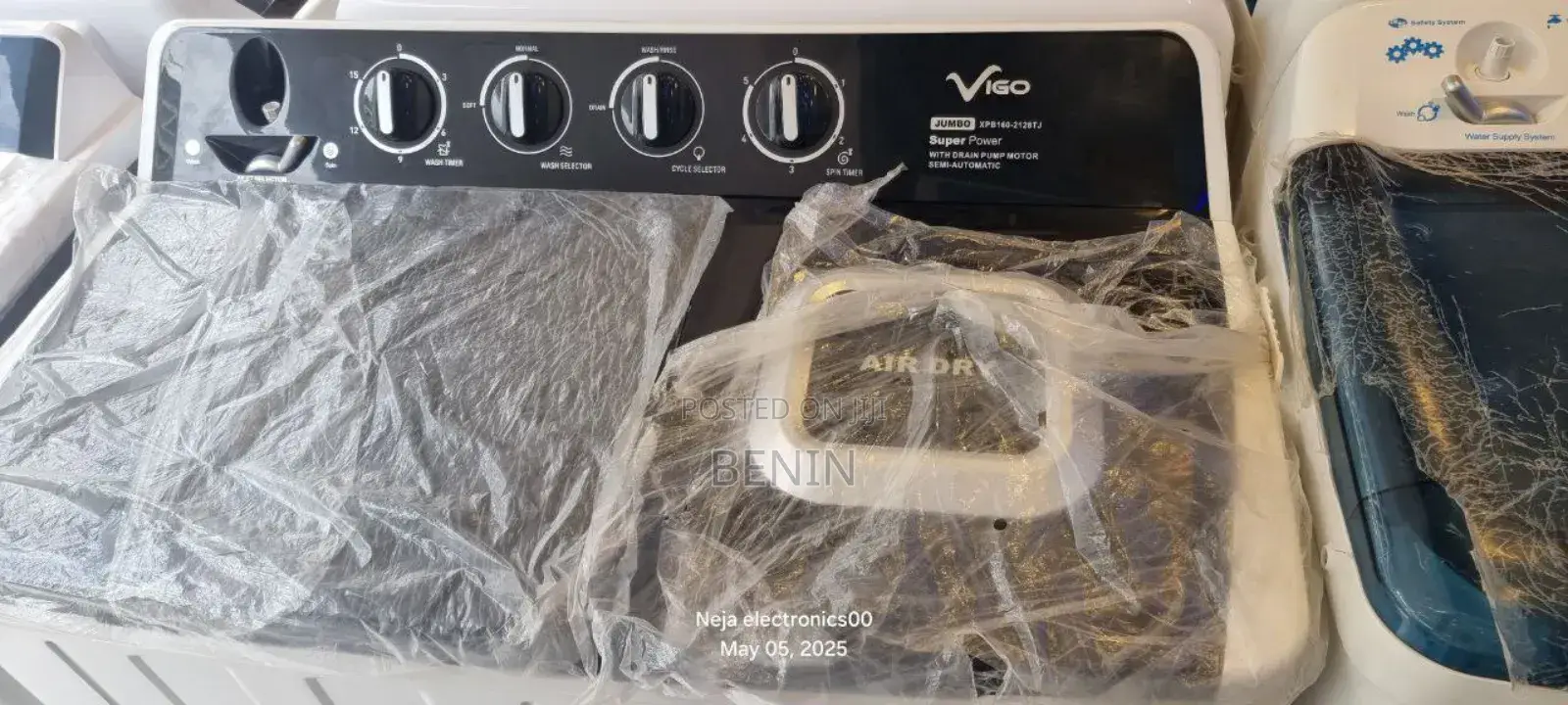 Vigo Washing Machine 16kg for in Semi Automatic Deliver