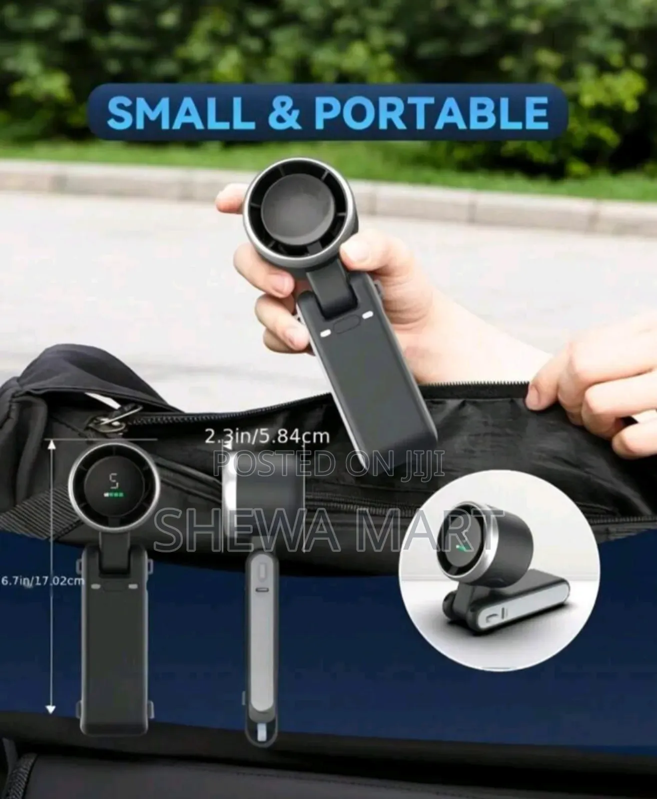 Portable Handheld Turbo Fan, Pocket Handheld Fan, Travel