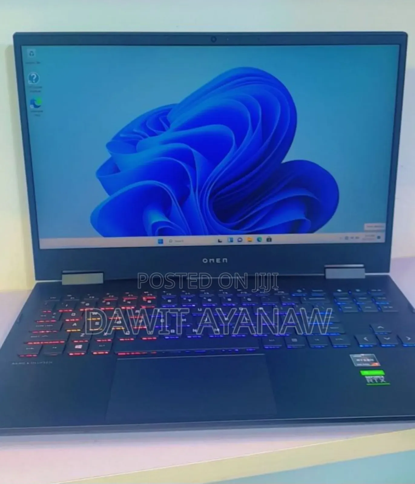 New Laptop HP Omen 15 16GB AMD Ryzen 7 SSD 512GB