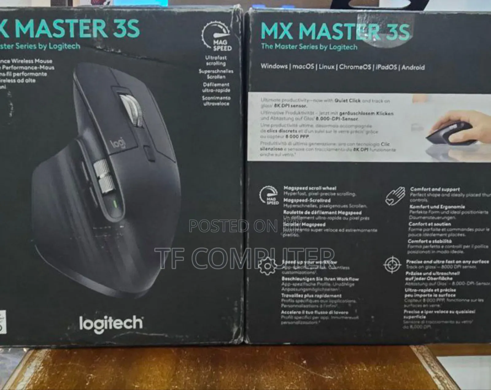 Legitech Mx Master 3s Wireless Performance Mouse