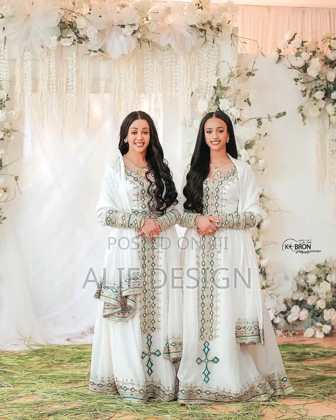 Family Habesha Kemis Traditional Clothes