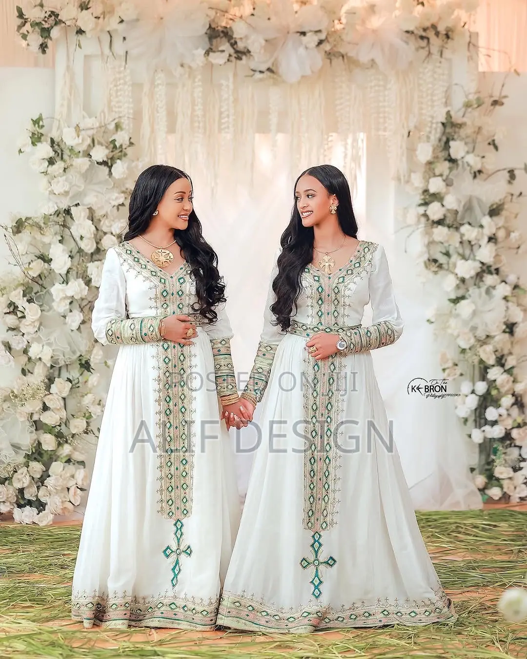 Family Habesha Kemis Traditional Clothes