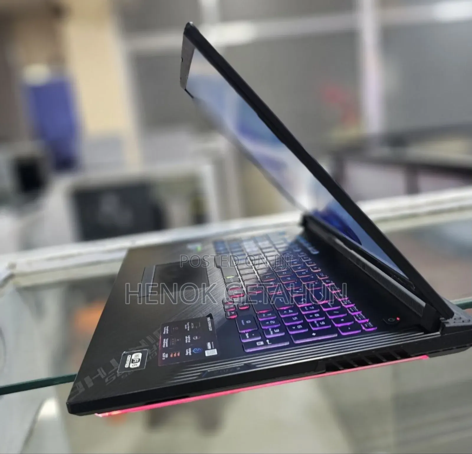 New Laptop Asus ROG Strix G17 32GB Intel Core I7 SSD 1T