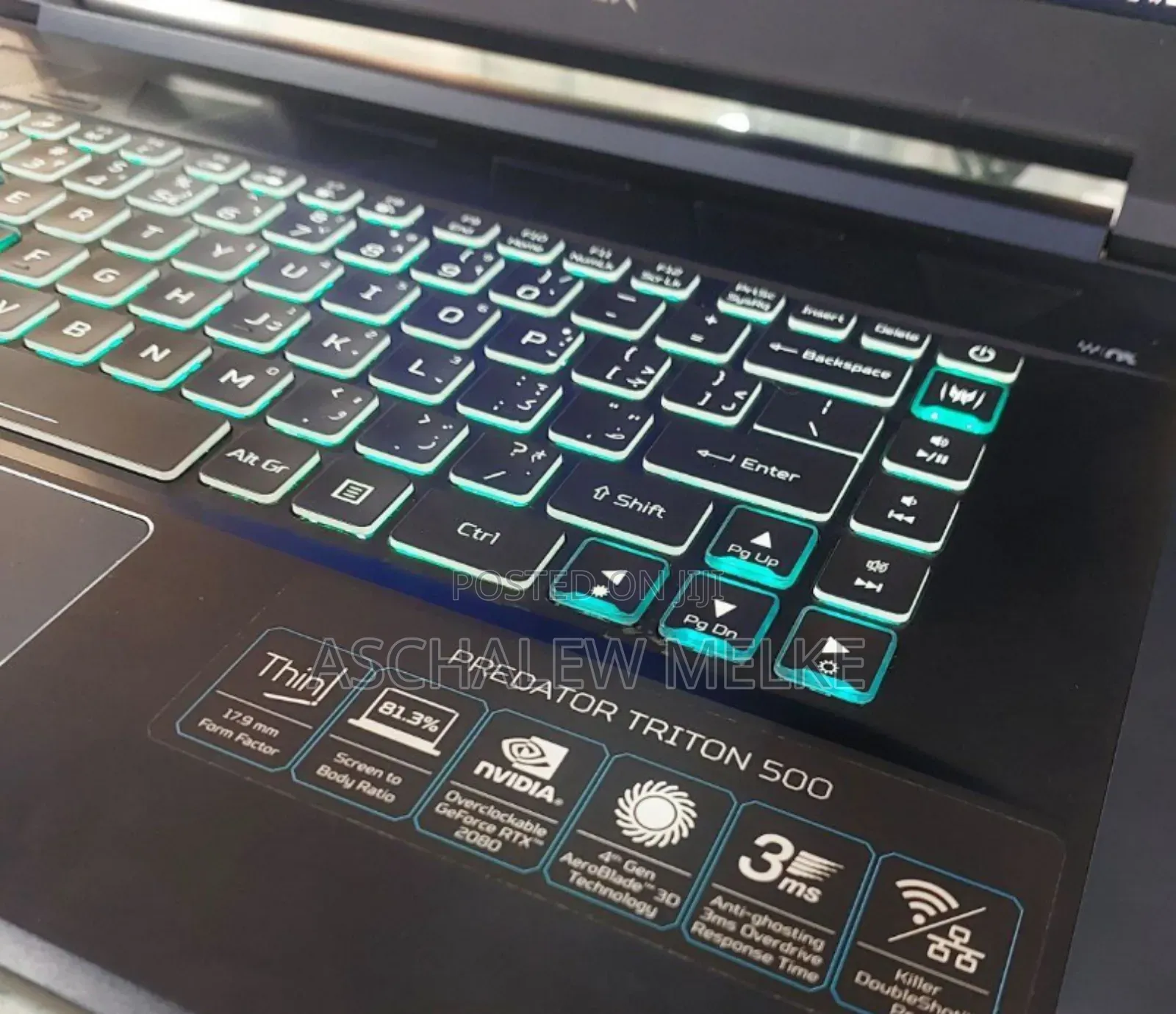 New Laptop Acer Predator Helios 300 16GB Intel Core I7 SSD 1T