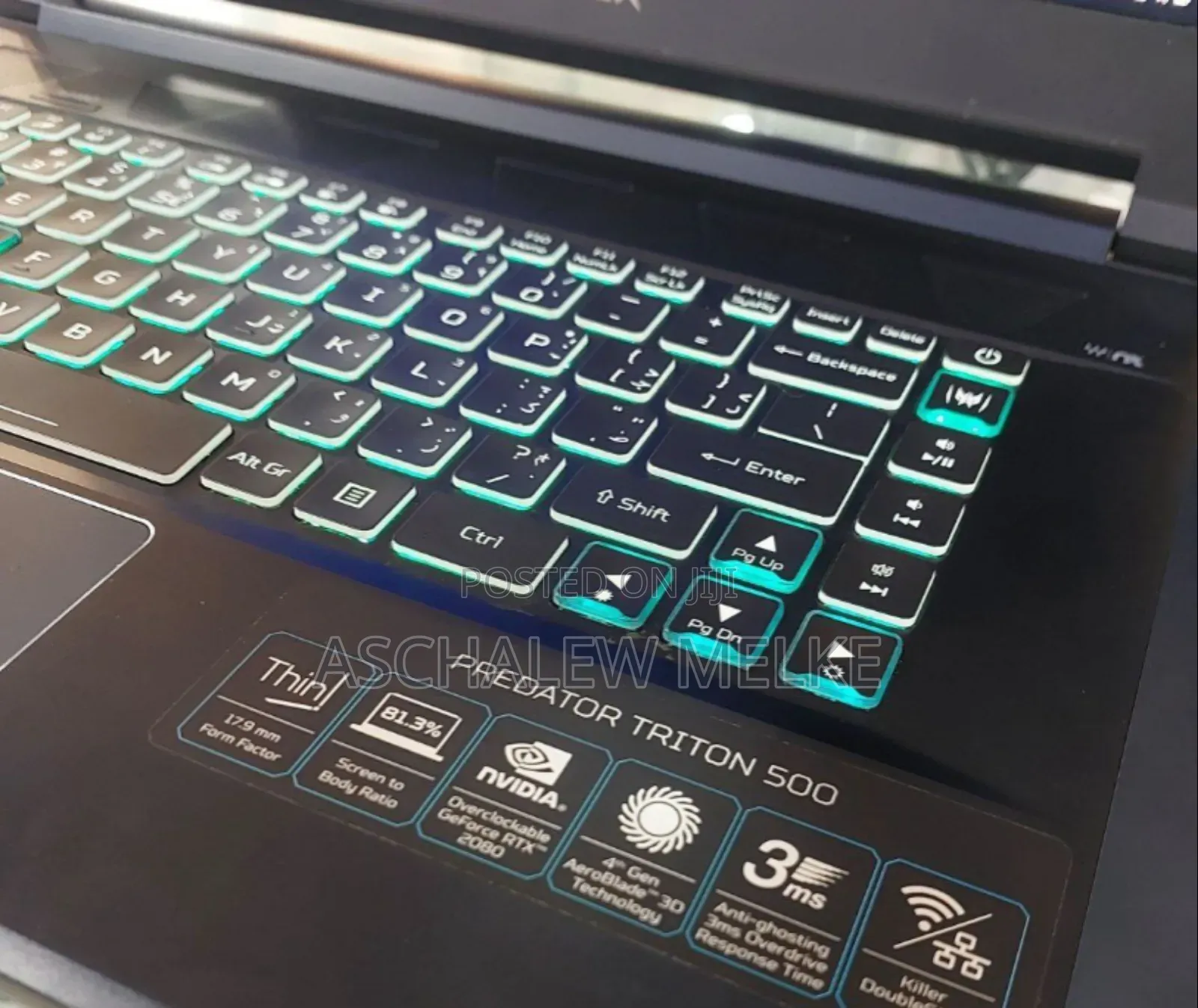 New Laptop Acer Predator Helios 300 16GB Intel Core I7 SSD 1T