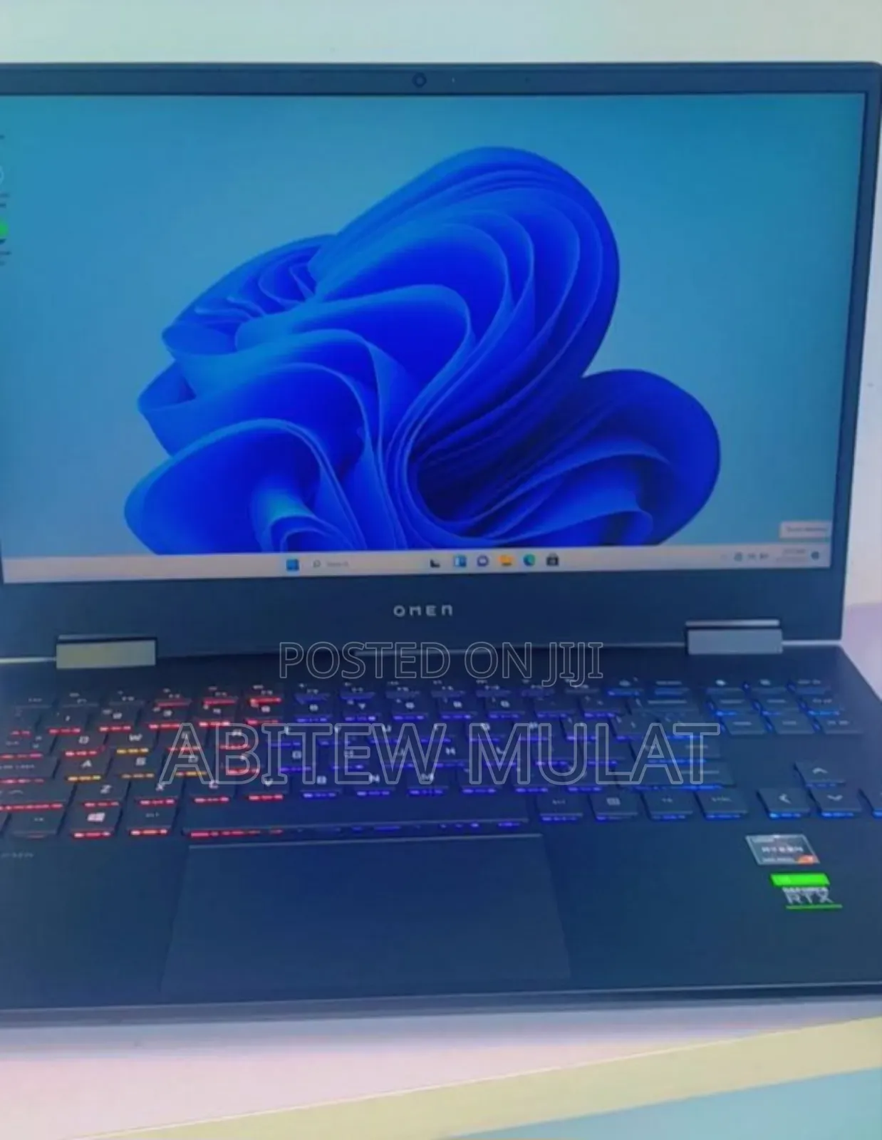 New Laptop HP Omen 15 16GB AMD Ryzen 7 SSD 512GB