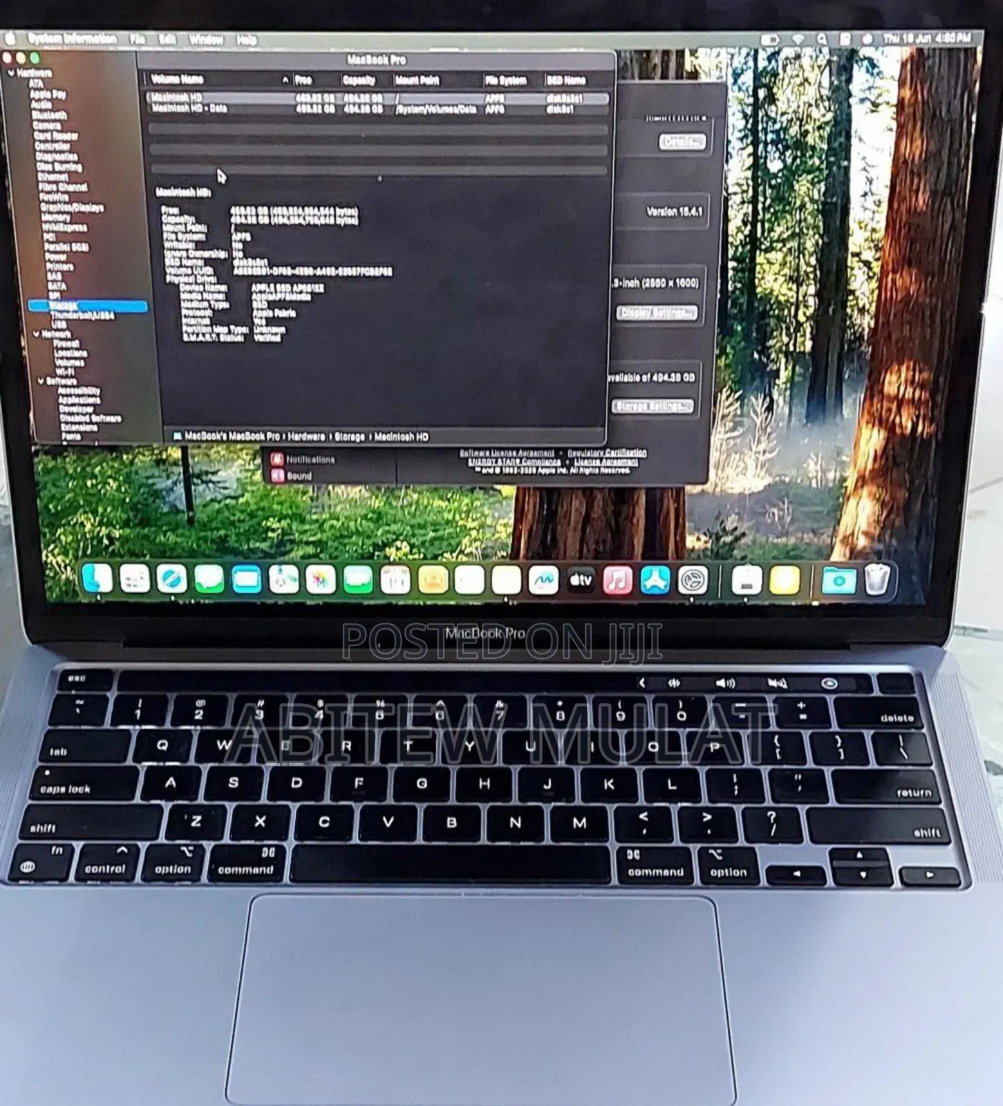 New Laptop Apple MacBook Pro 2023 M2 8GB Apple M2 SSD 512GB