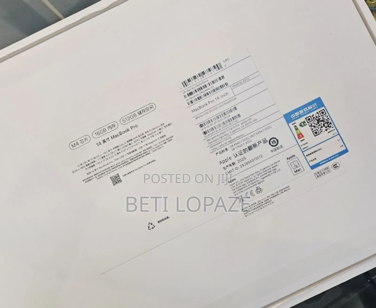 New Laptop Apple MacBook Air 2022 M2 16GB Intel Core I5 SSD 512GB