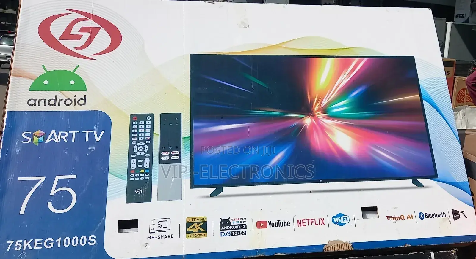 Lj Tv 75 Inch Tv Smart Uhd Android New 2025 Putouts