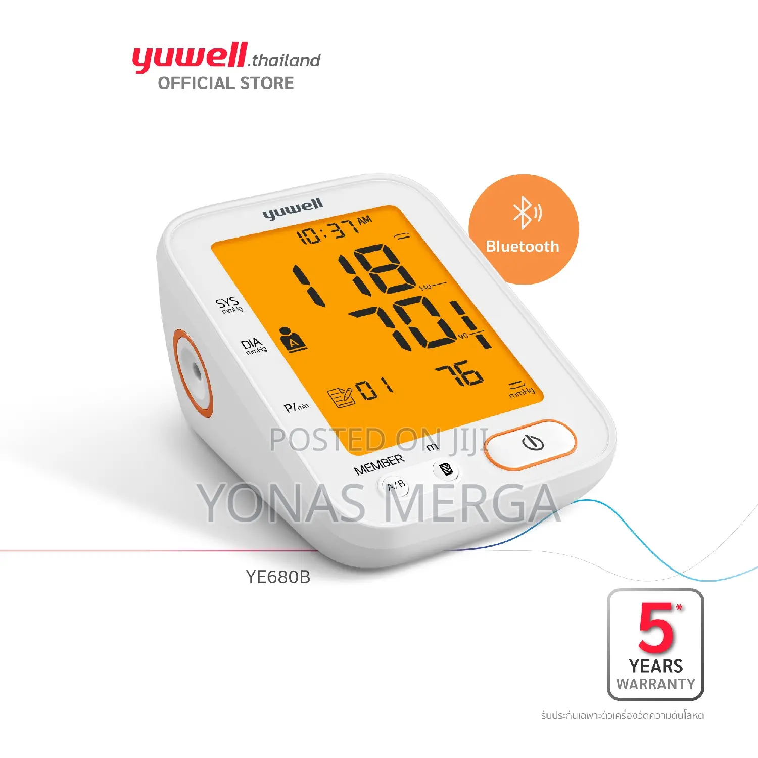 Blood-Pressure Monitor胤 That Measures Systolic Pressure(Sys)