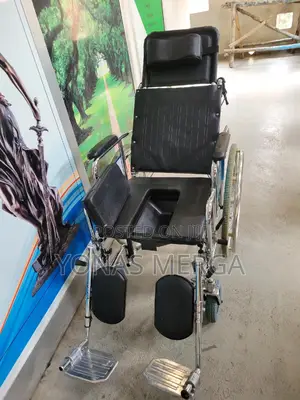 Reclining Wheelchair巾وdetachable Arm Nest Elevating Footrest