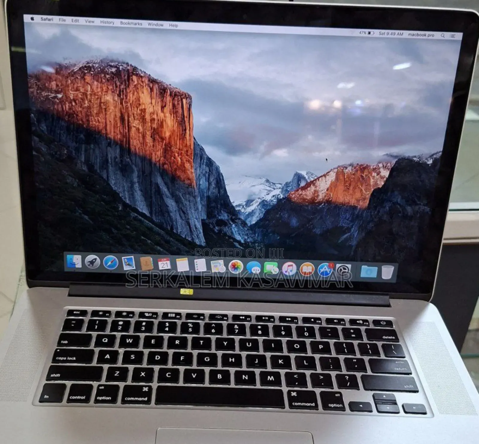 New Laptop Apple MacBook Pro 2015 16GB Intel Core I7 SSD 256GB