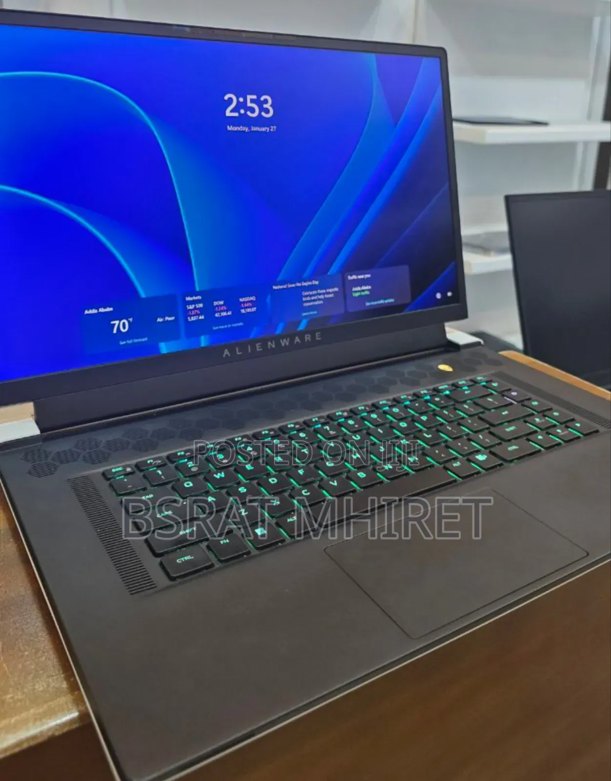 New Laptop Alienware Area-51m 32GB Intel Core I7 SSD 1T