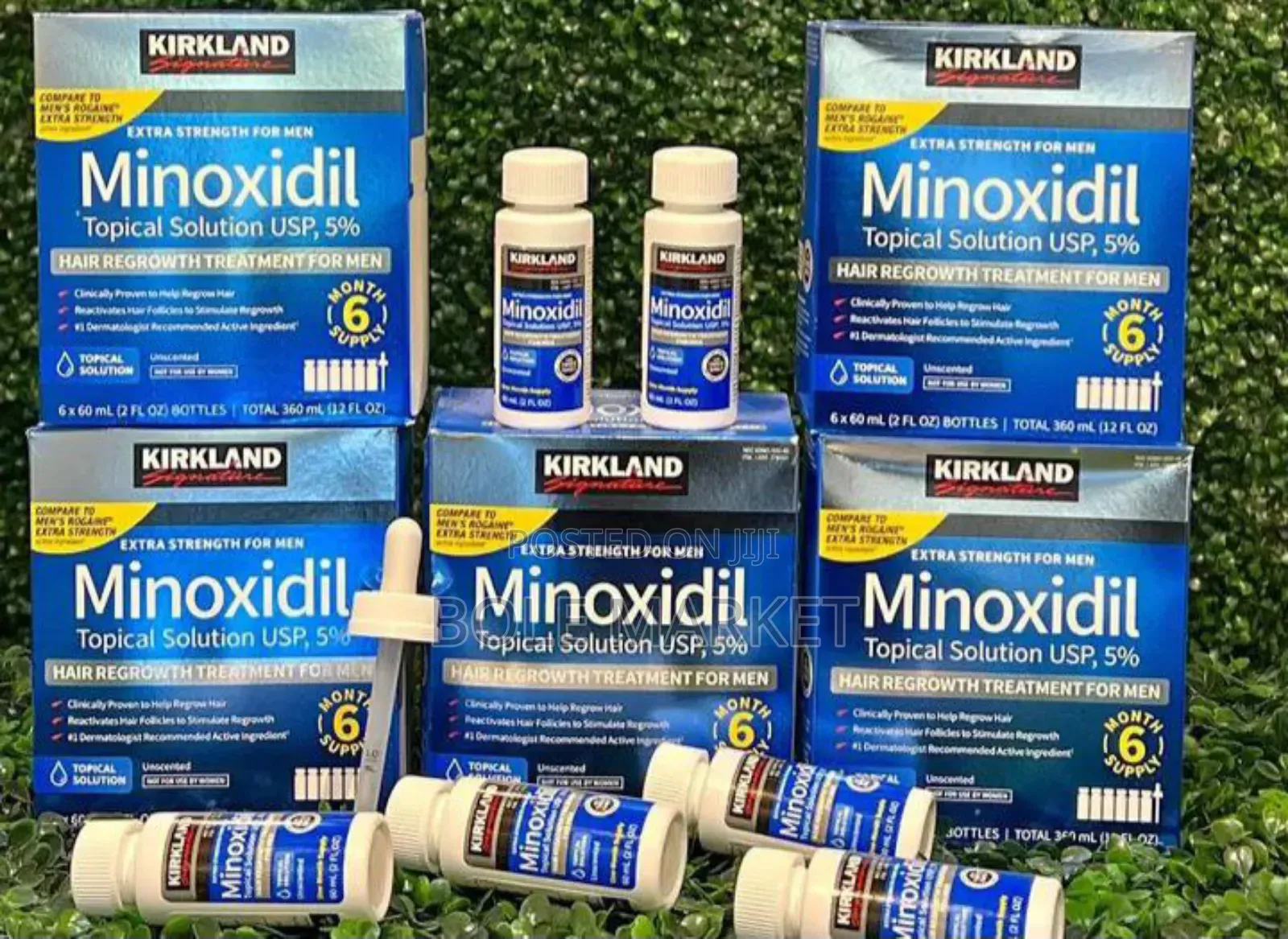 Minoxidil የፀጉር የፂም ማብቀያ