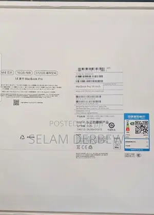 New Laptop Apple MacBook Pro 2024 M4 14-Inch 16GB Apple M4 SSD 512GB