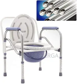 Photo - Toilet Chair雨ةfolding Commode and Toilet埒نbathroom Support