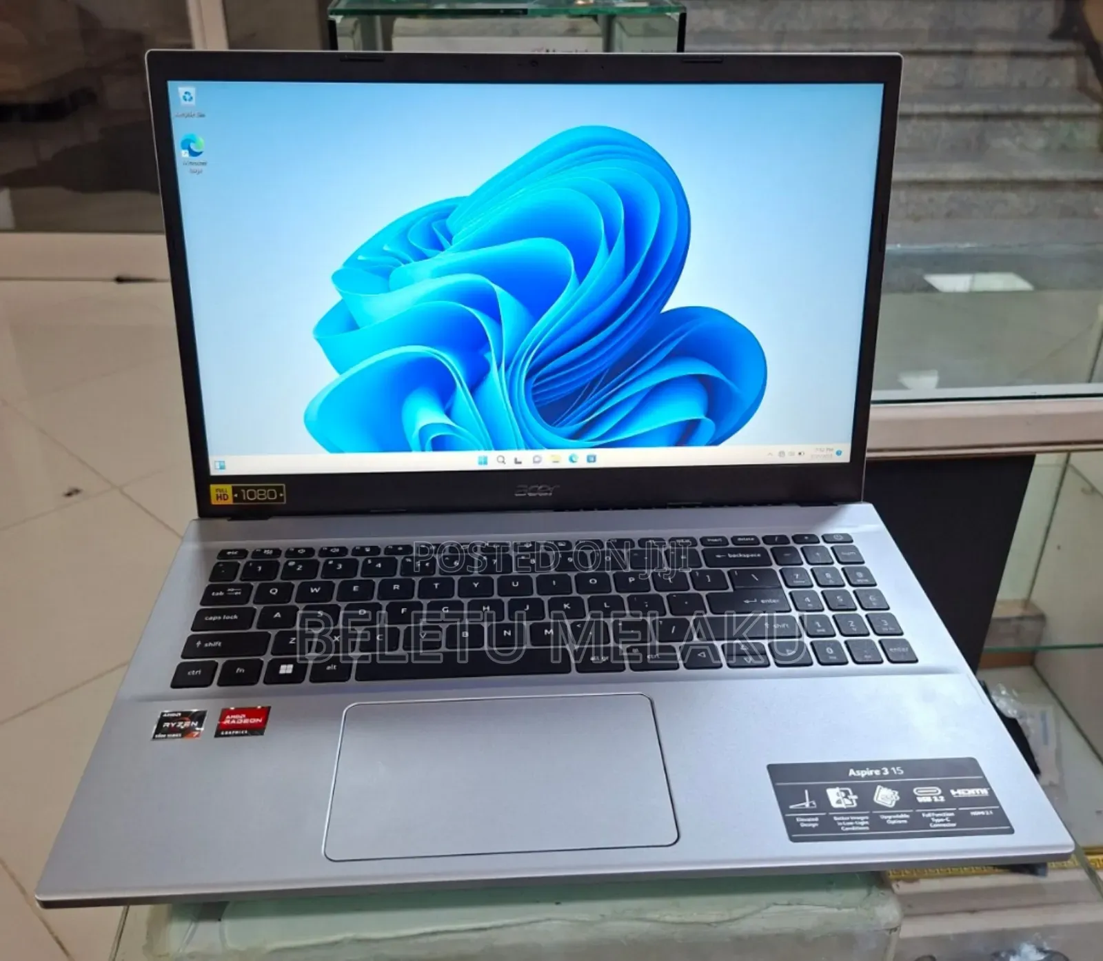 New Laptop Acer Aspire 3 16GB AMD Ryzen 7 SSD 512GB