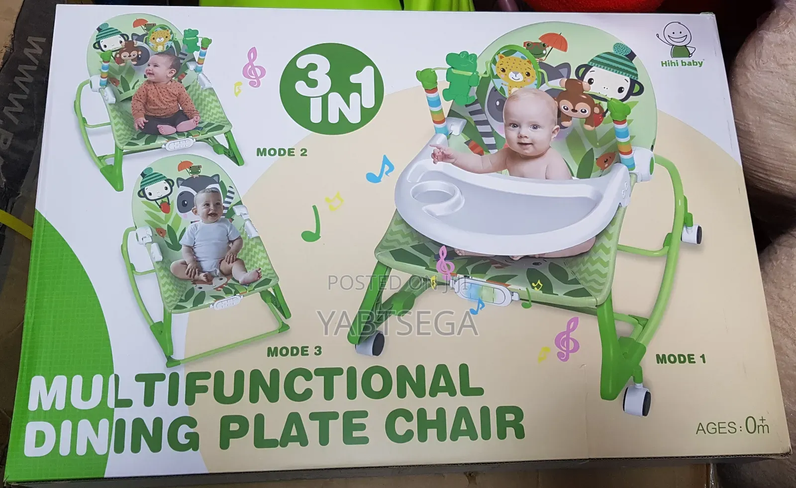 3-in-1 Baby Multifunctional Dining Plate Chair