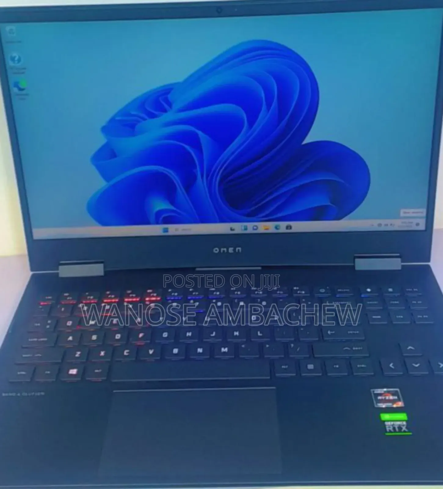 New Laptop HP Omen 15 16GB AMD Ryzen 7 SSD 512GB