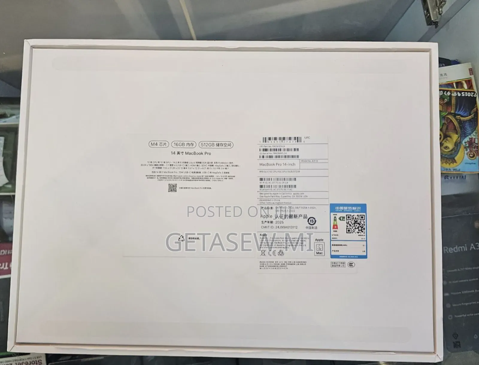 New Laptop Apple MacBook Pro M1 16GB Apple M1 Pro SSD 512GB