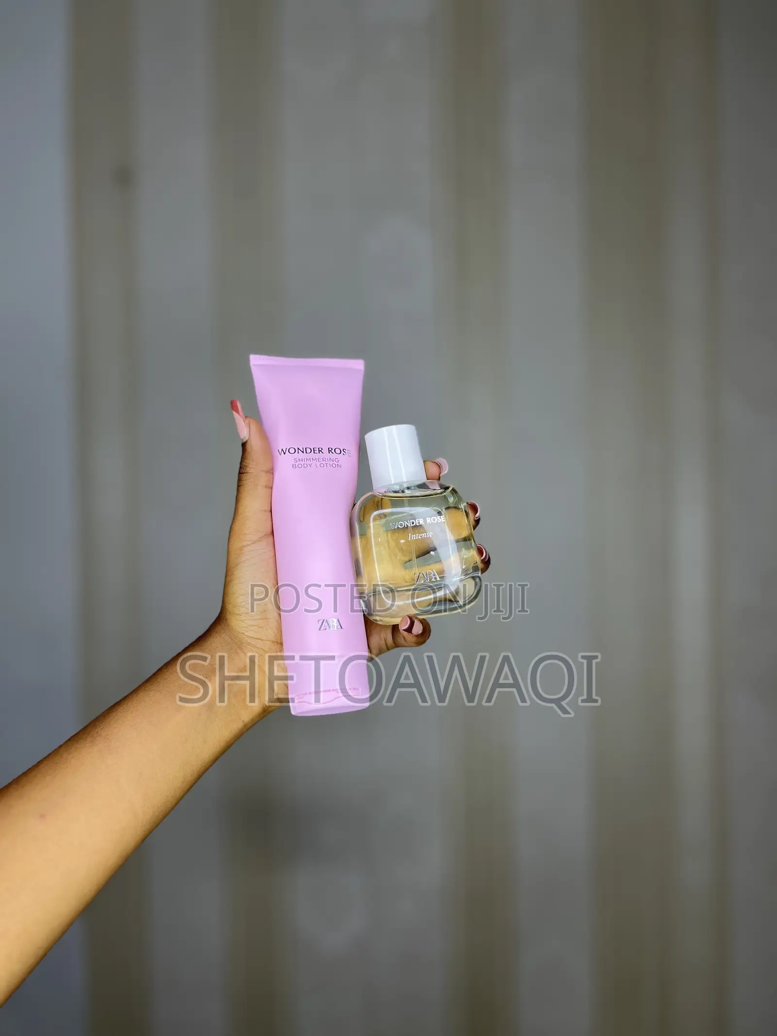 Zara Wonder Rose Edp Perfume + Shimmering Body Lotion Women