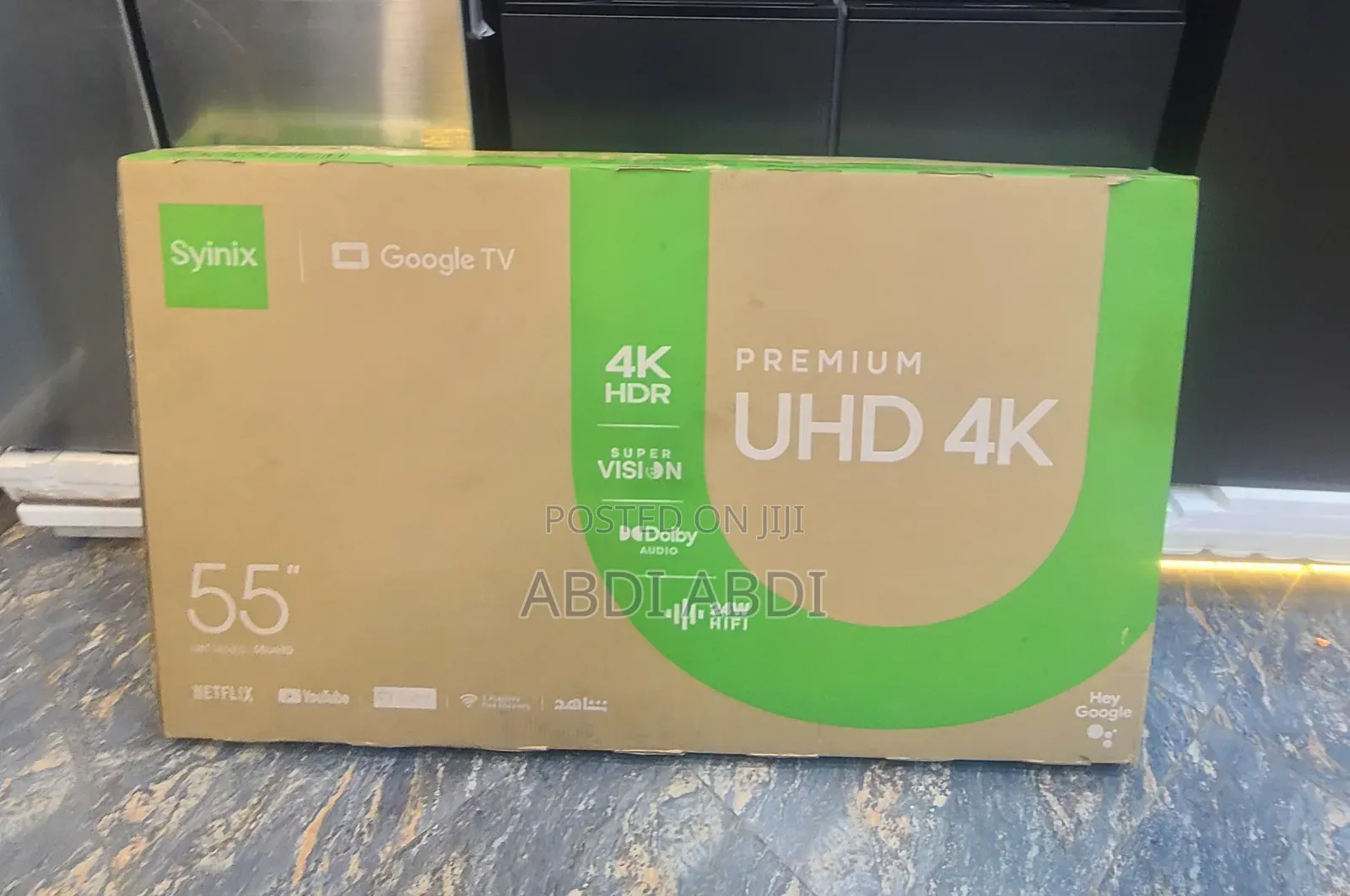 Synixy Tv 55 Inch Smart Fram Less