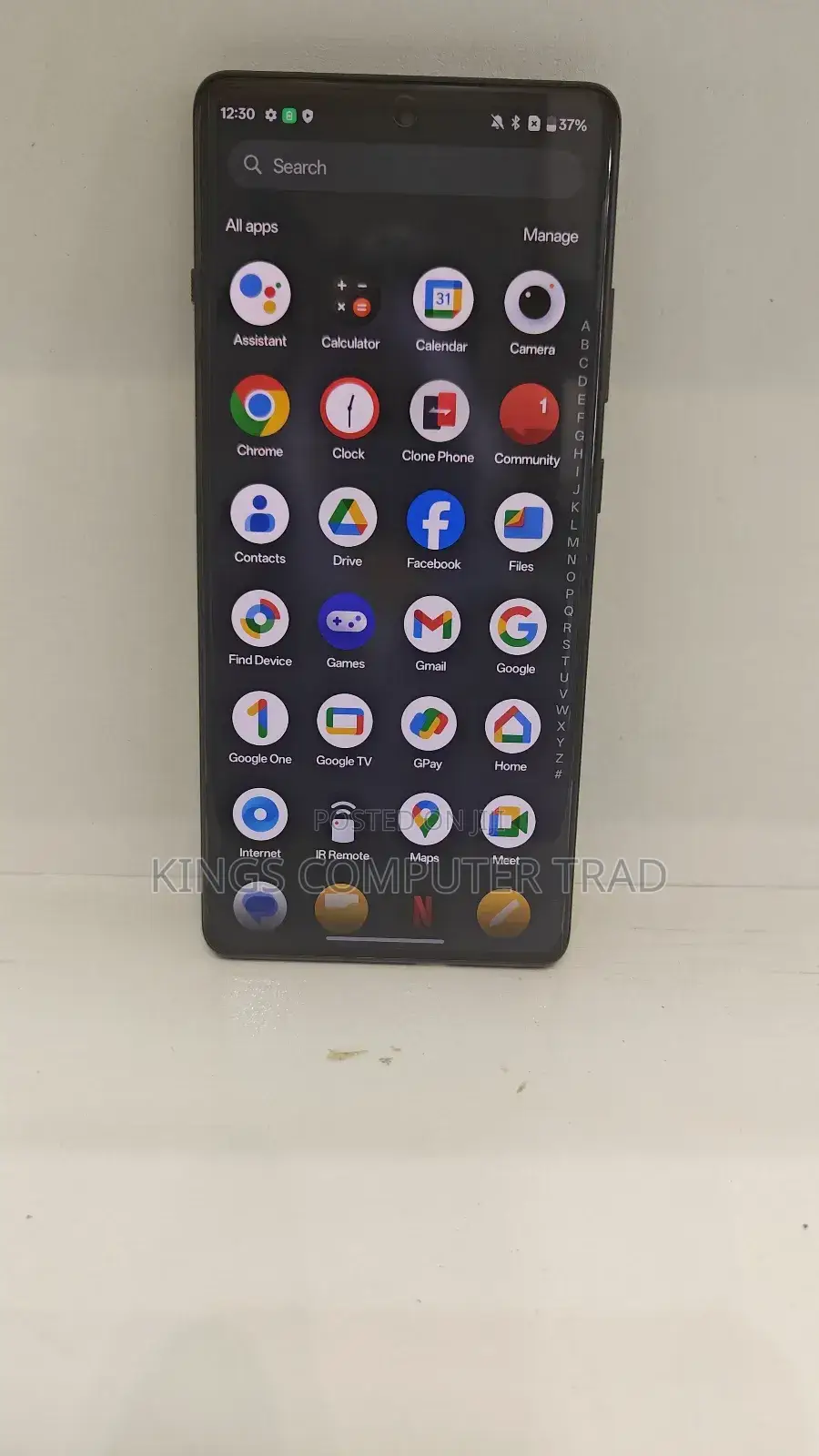 New OnePlus 12R 256 GB Black