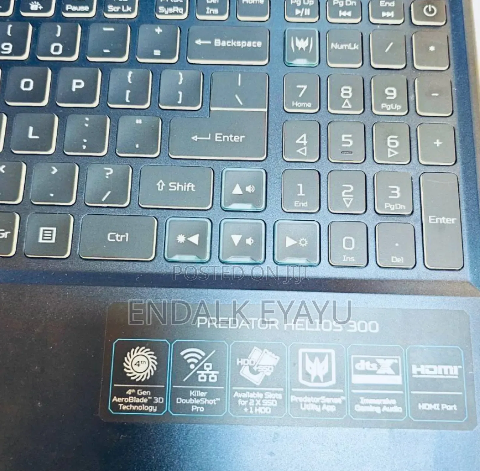 New Laptop Acer Predator Helios 300 16GB Intel Core I7 SSD 1T