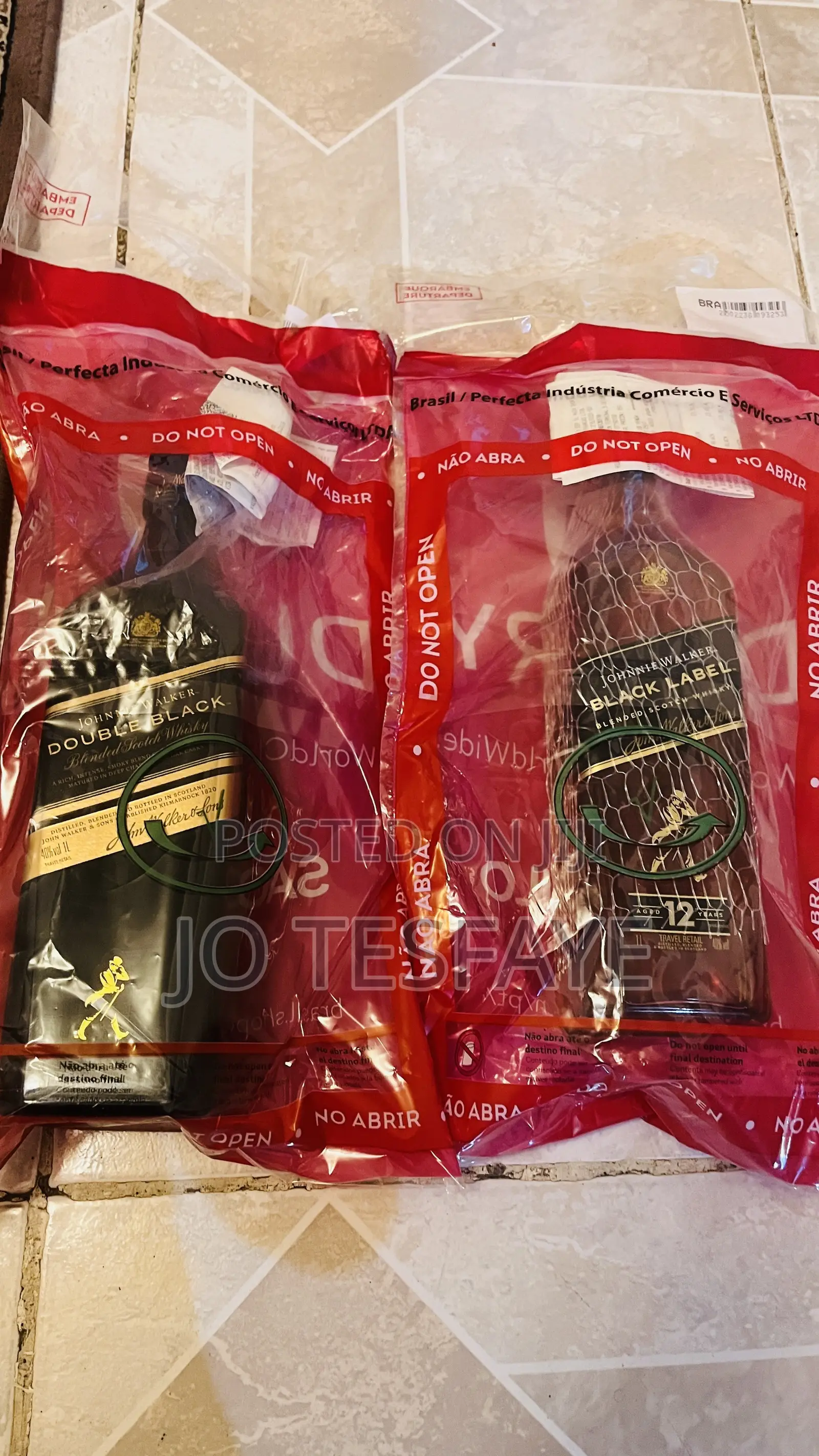 Double Black Whiskey