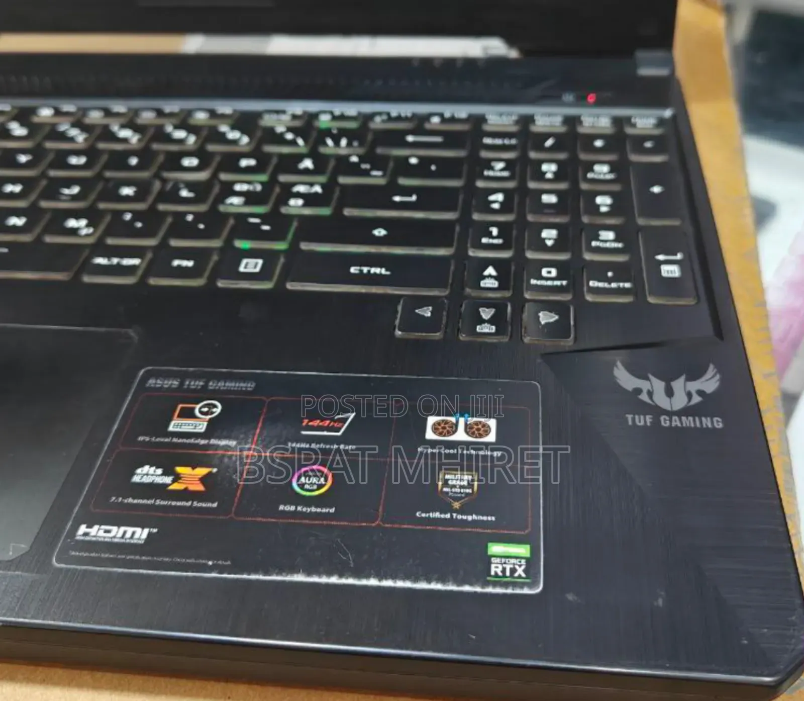 New Laptop Asus TUF Gaming A15 16GB AMD Ryzen 5 SSD 512GB