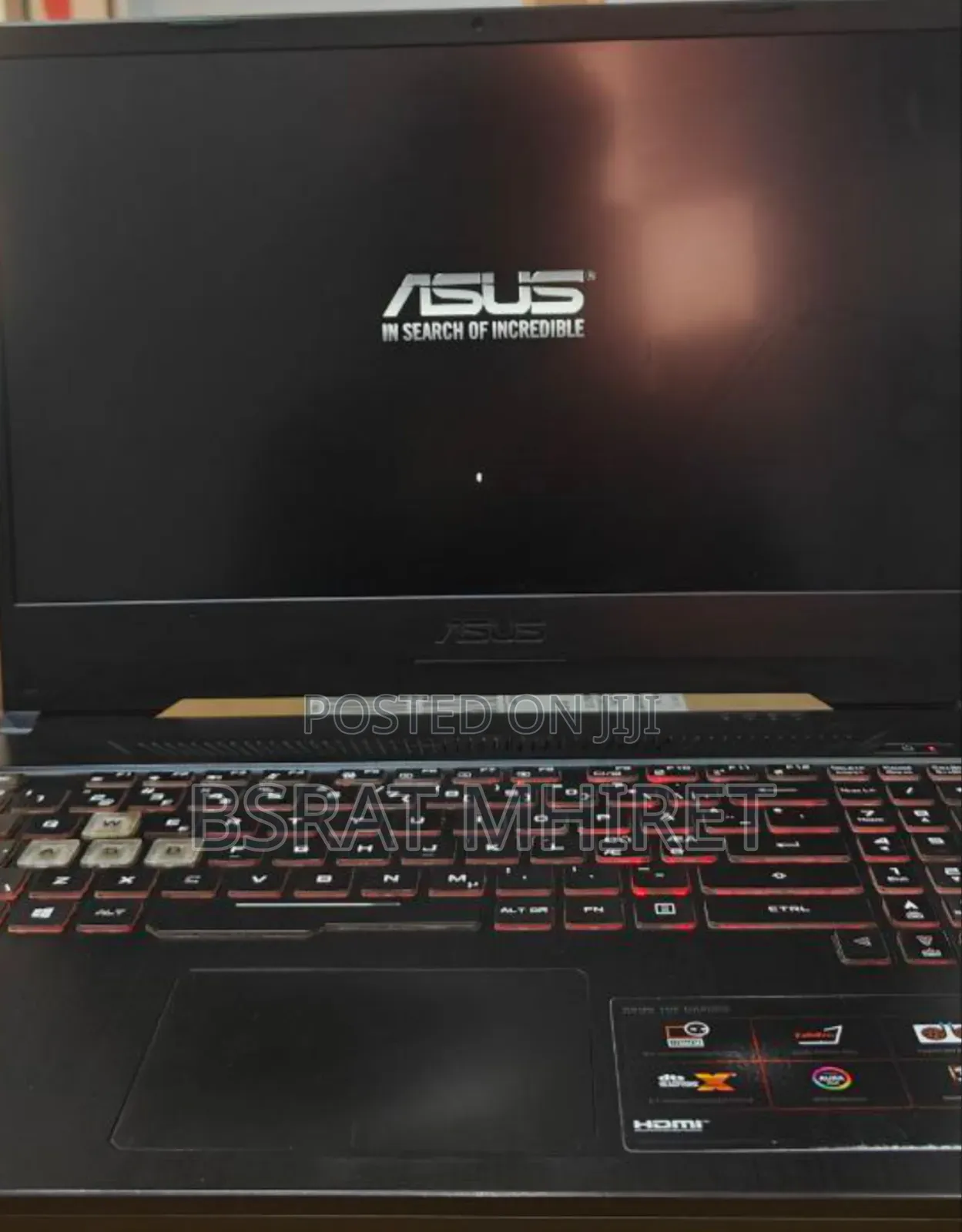 New Laptop Asus TUF Gaming A15 16GB AMD Ryzen 5 SSD 512GB