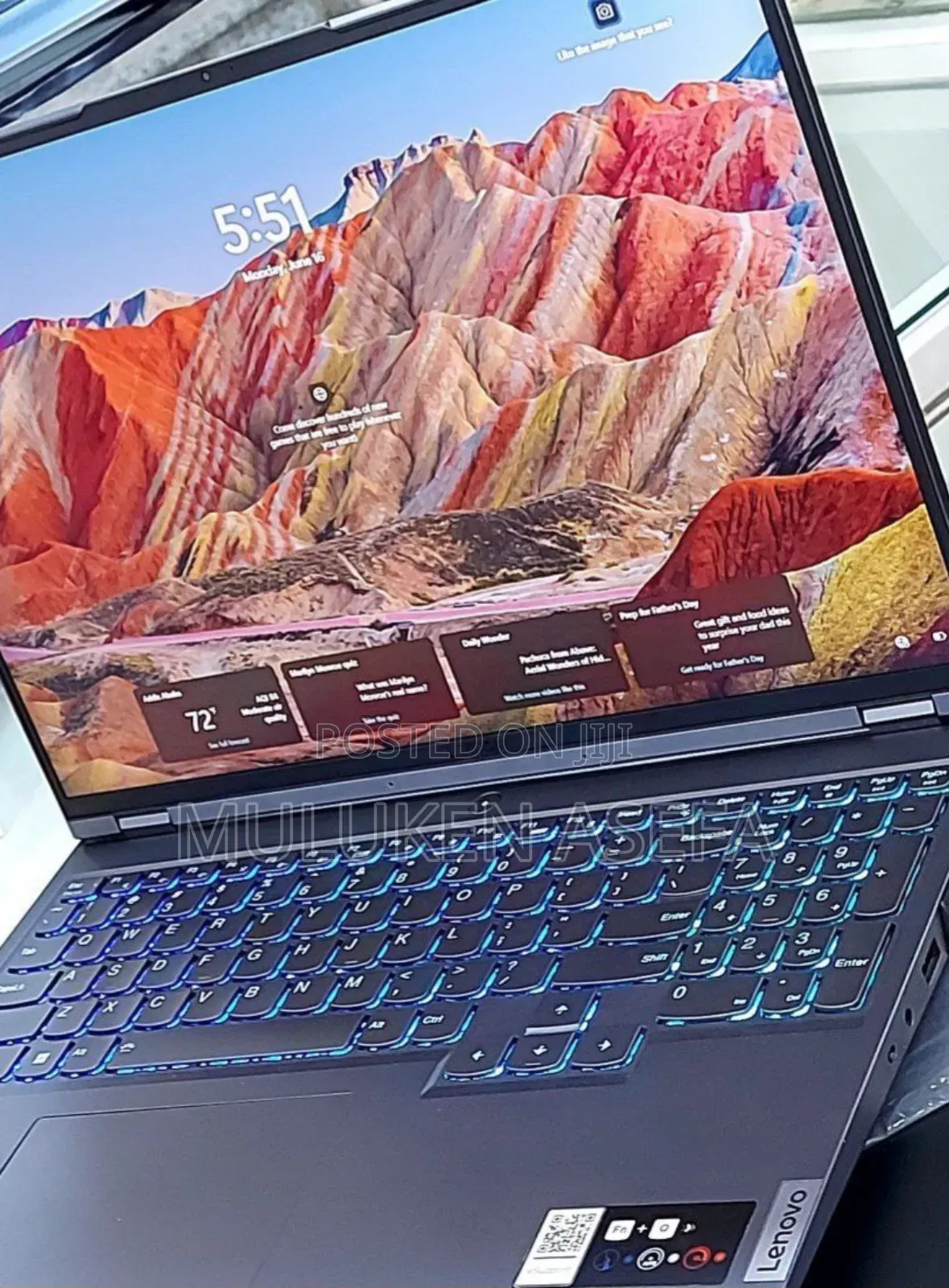 New Laptop Lenovo Legion 5 16GB AMD Ryzen 7 SSD 512GB