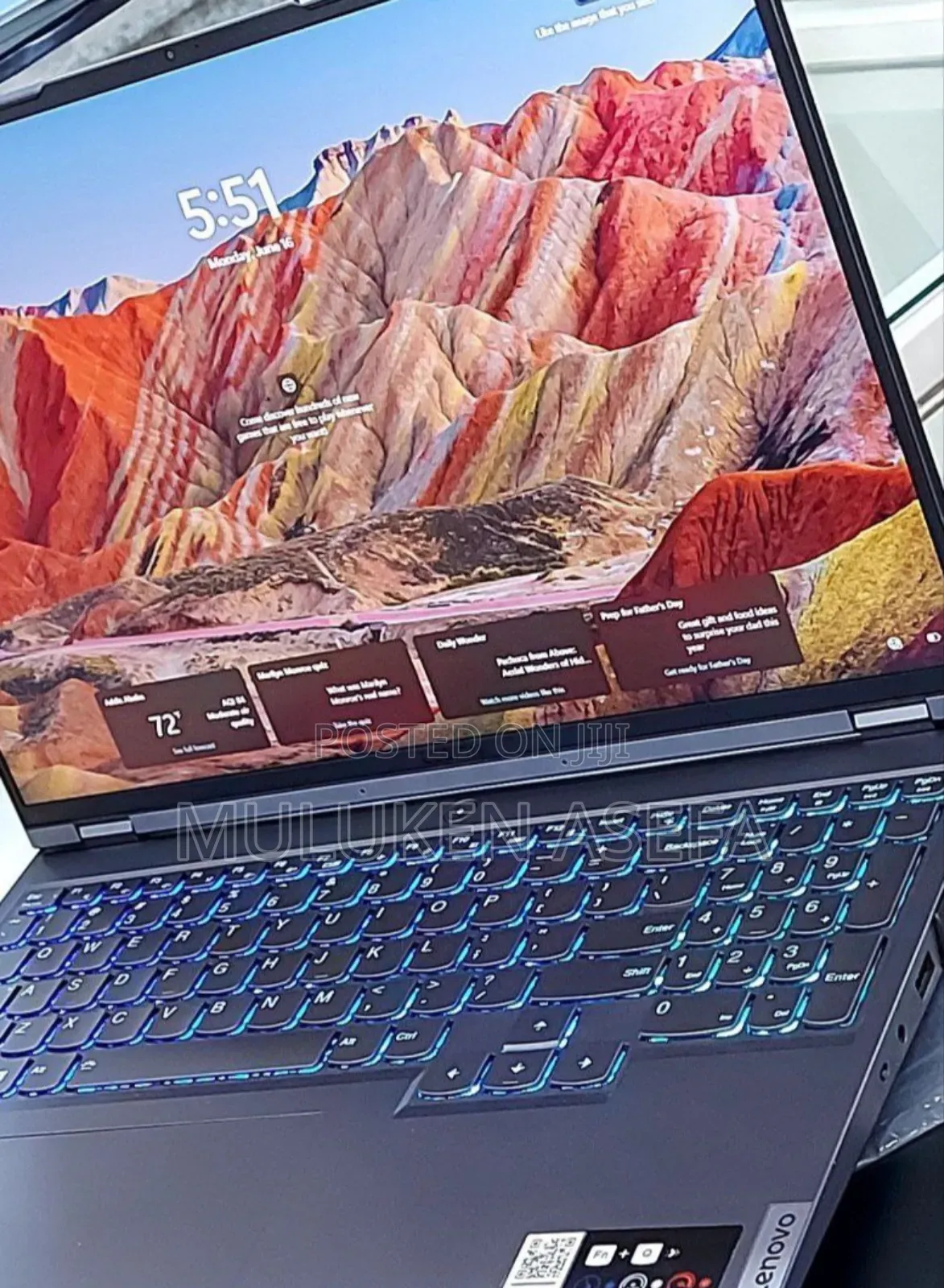 New Laptop Lenovo Legion 5 16GB AMD Ryzen 7 SSD 512GB