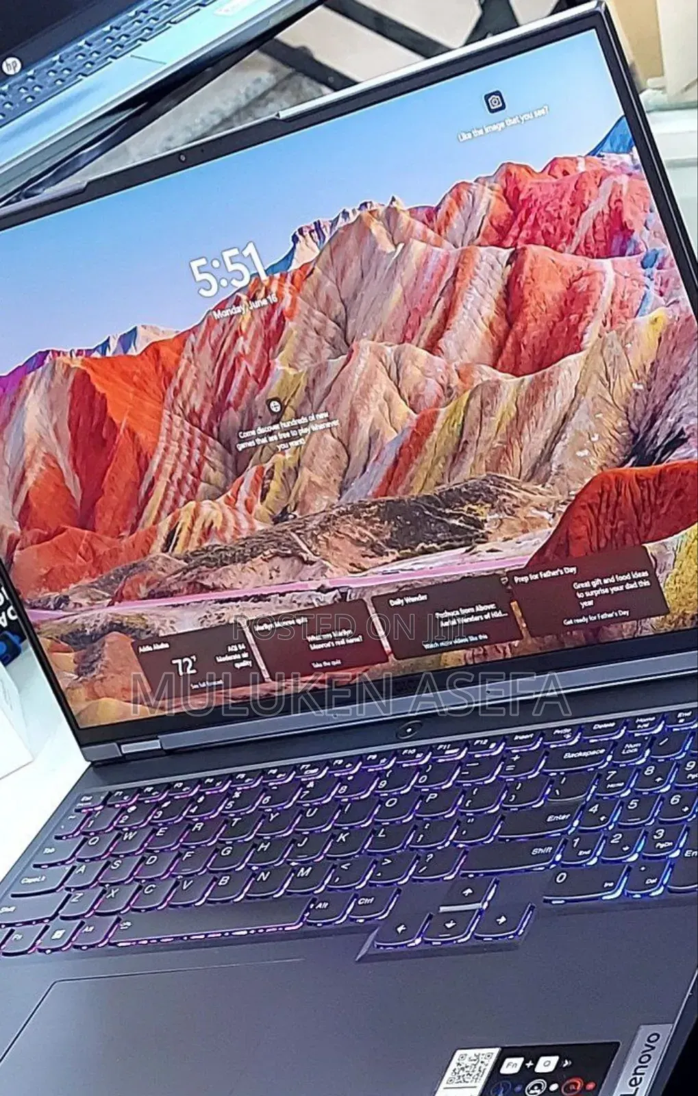 New Laptop Lenovo Legion 5 16GB AMD Ryzen 7 SSD 512GB