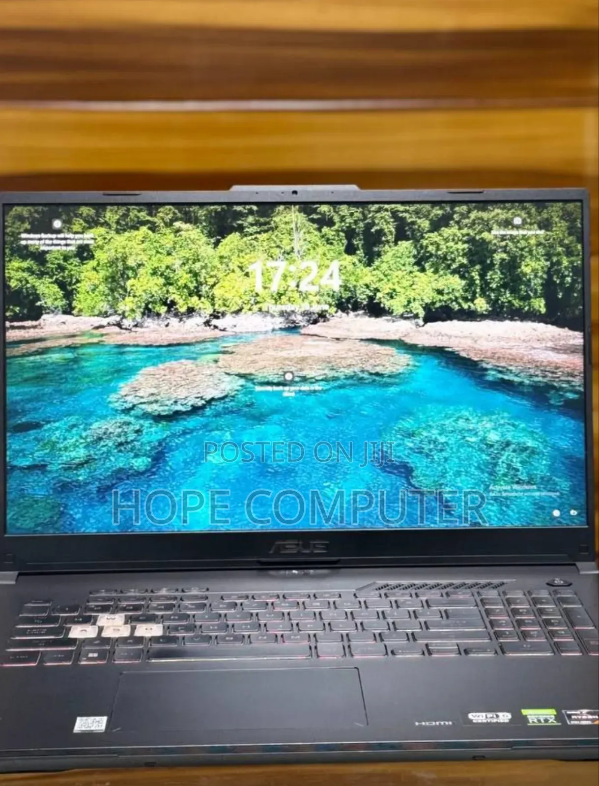 New Laptop Asus TUF Gaming A15 16GB AMD Ryzen 7 SSD 512GB